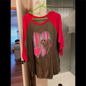 Very cute top, worn once Crazy Train